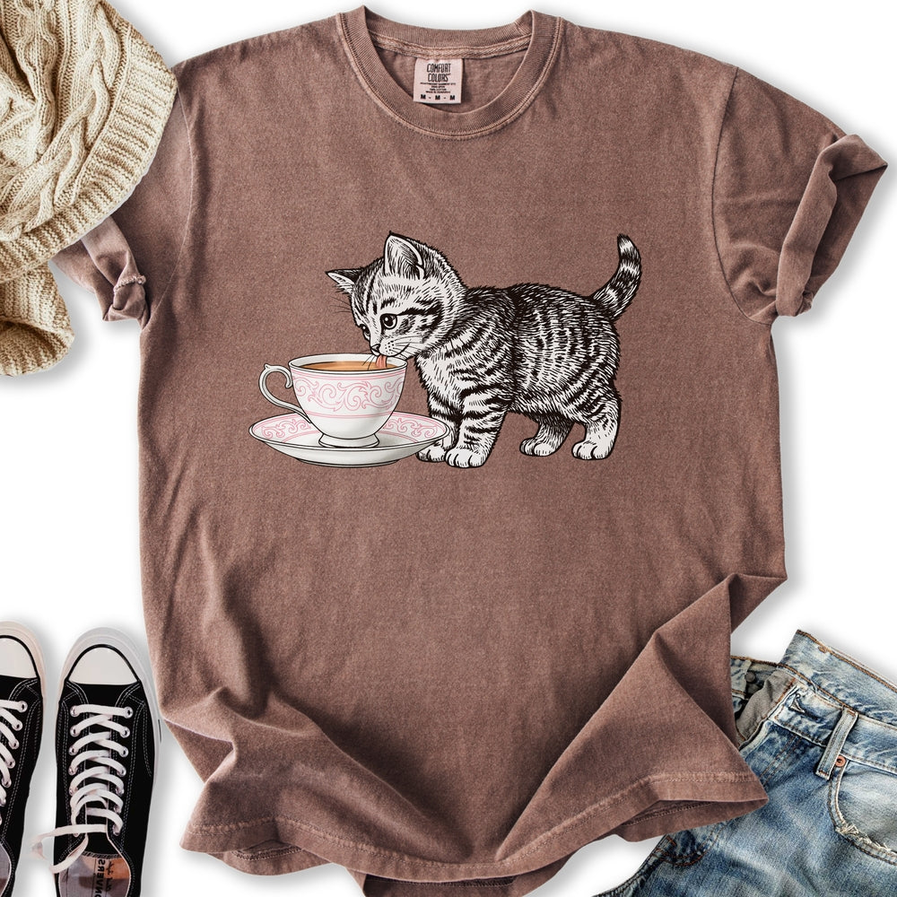 Tea Cup Kitten T-Shirt
