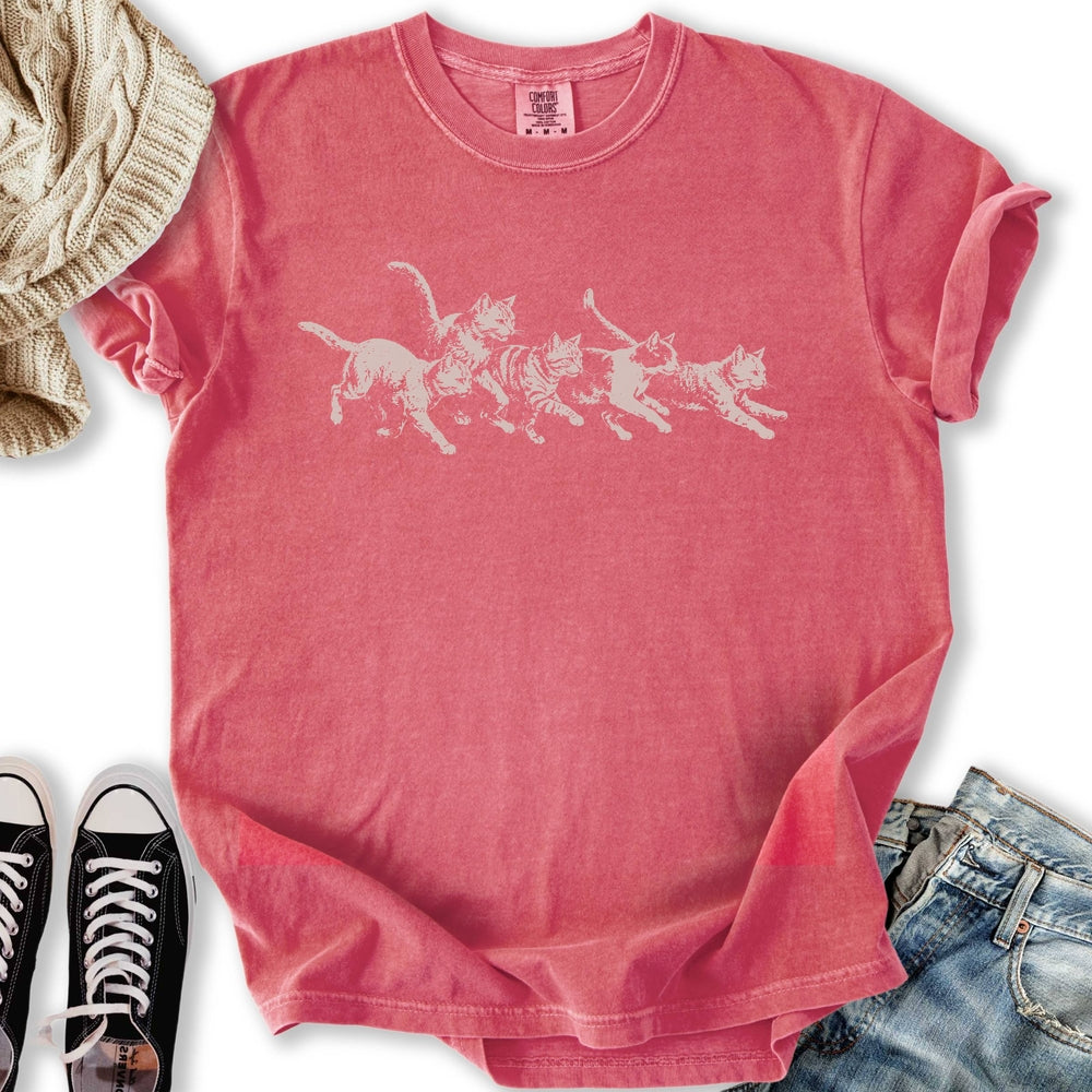 Running Cats Relaxed Tee