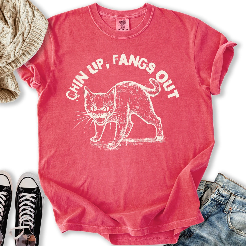 Chin Up Fangs Out T-Shirt