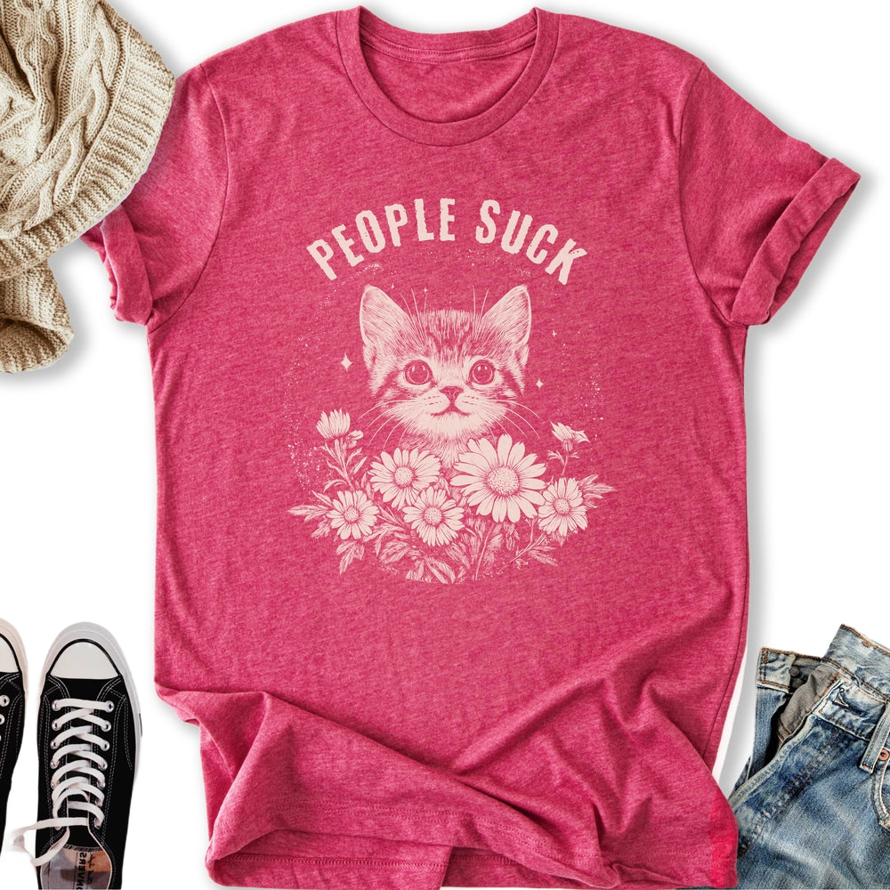 People Suck Cat Classic Tee