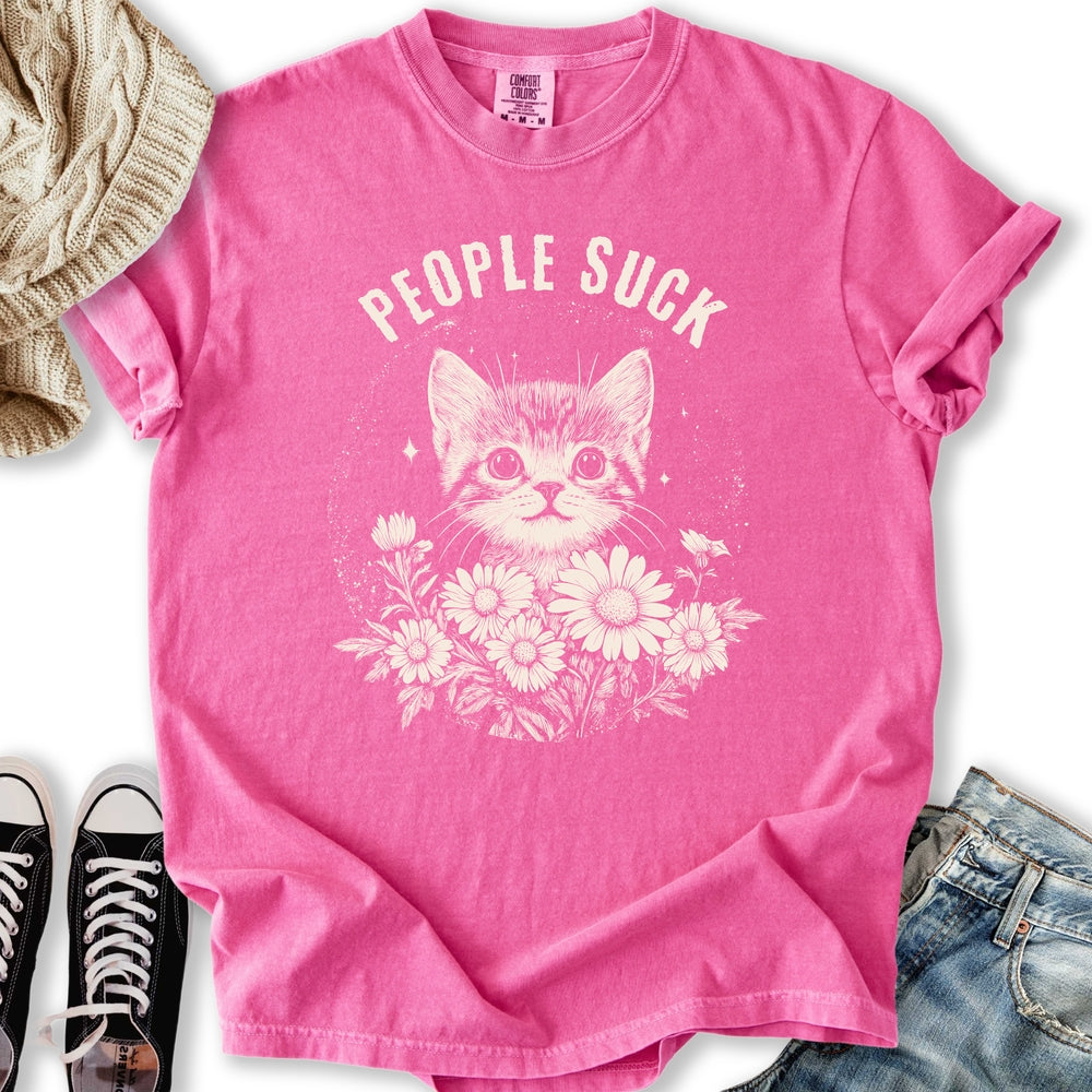 People Suck Cat T-shirt