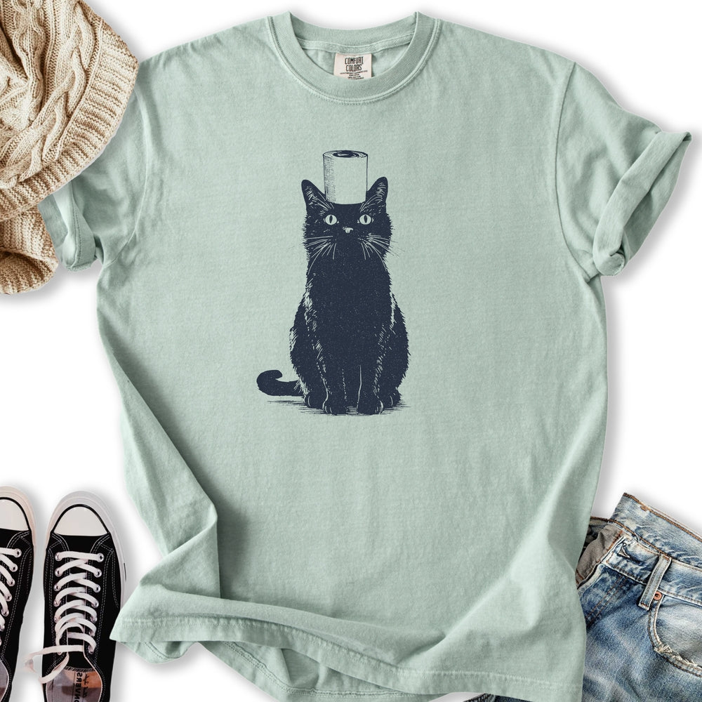 Toilet Paper Cat T-shirt