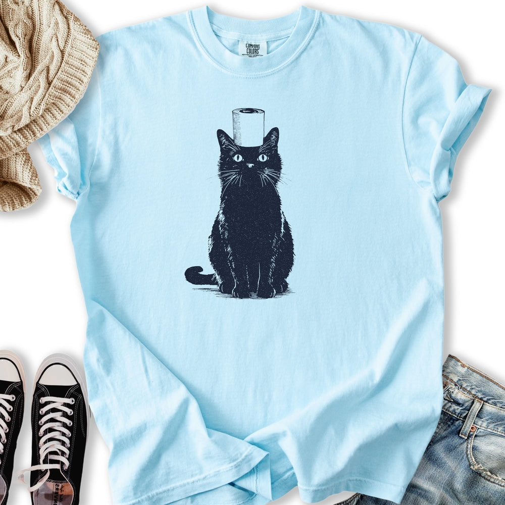 Toilet Paper Cat T-shirt