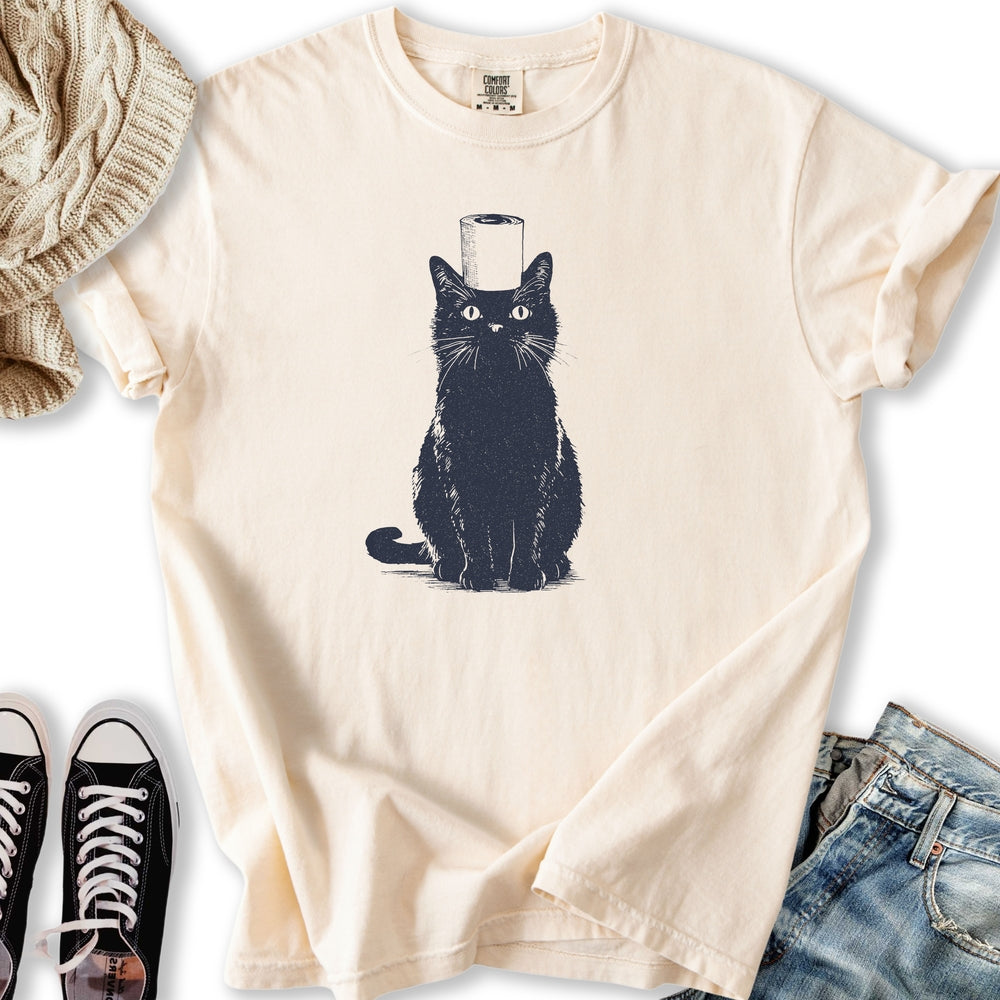 Toilet Paper Cat T-shirt