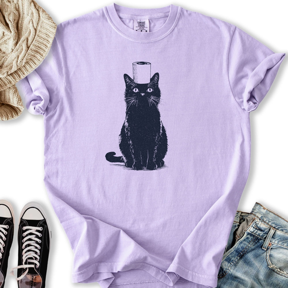 Toilet Paper Cat T-shirt
