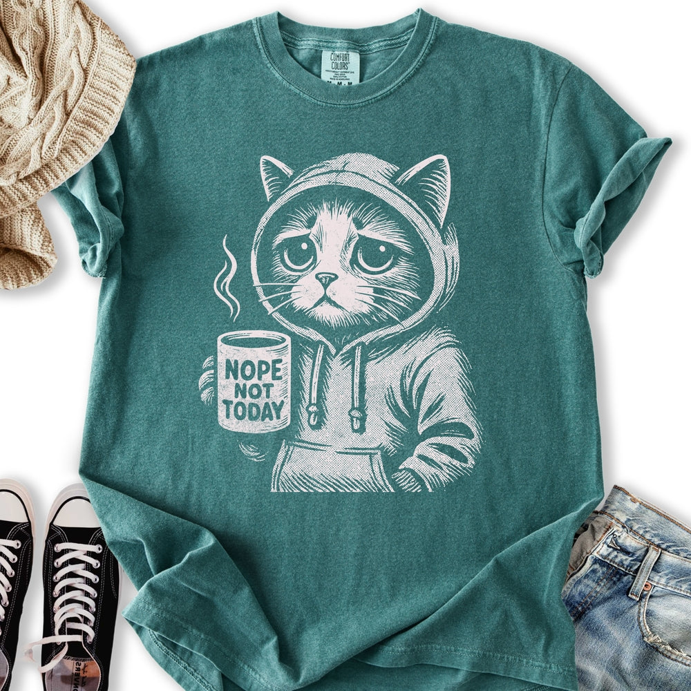 Nope Not Today Cat T-Shirt