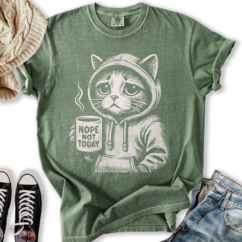 Nope Not Today Cat T-Shirt