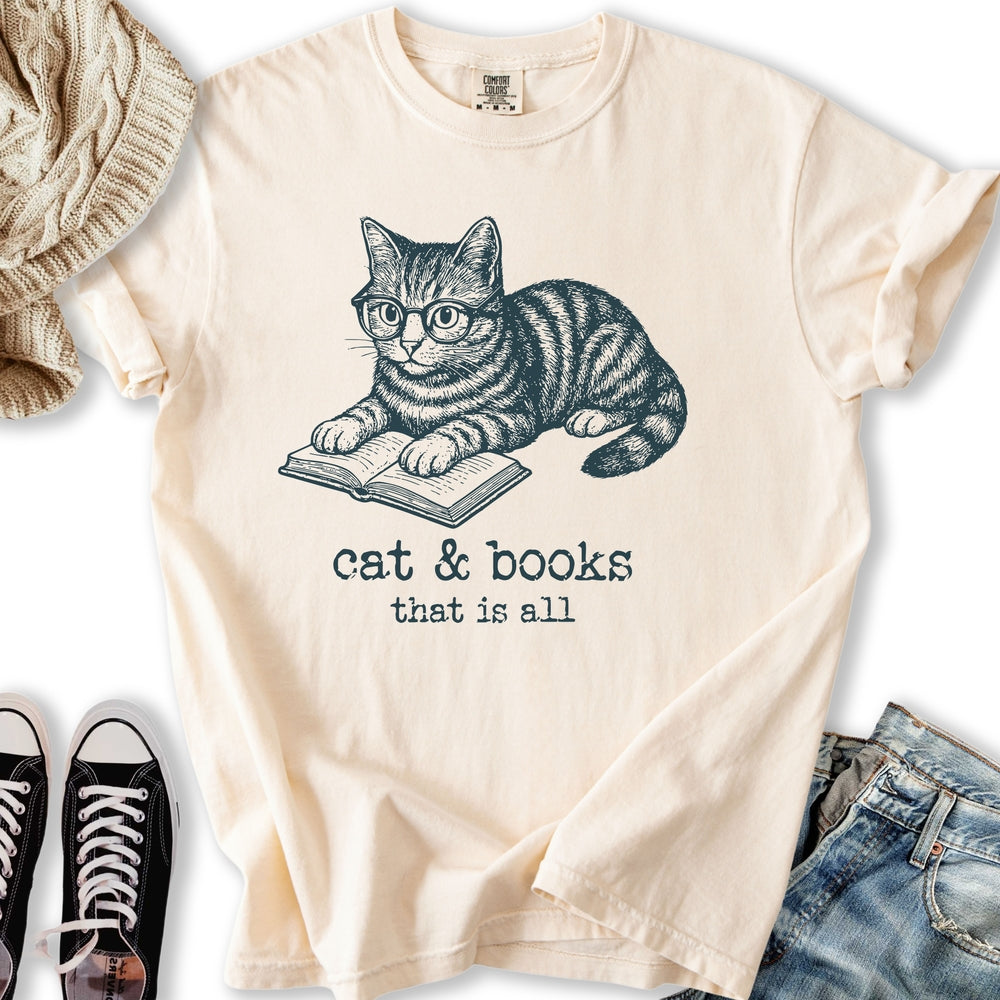 Cats And Books T-shirt