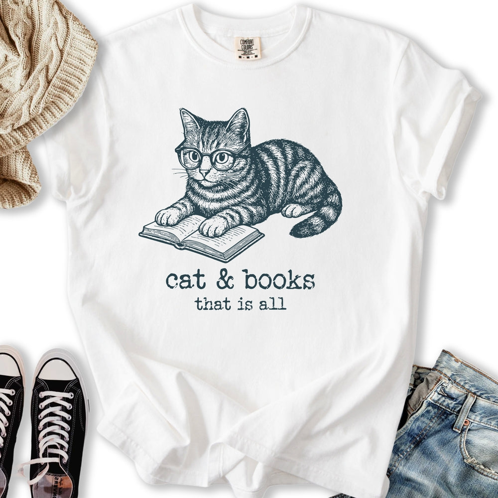 Cats And Books T-shirt