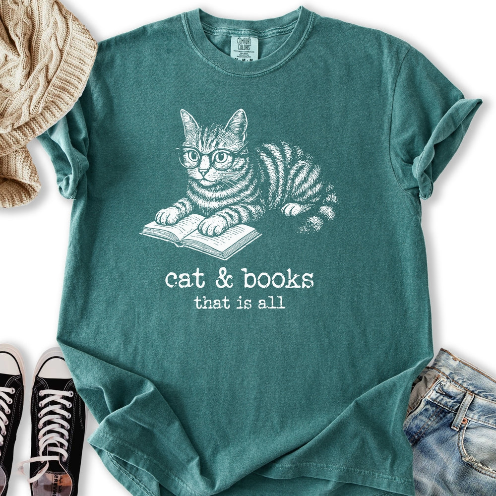 Cats And Books T-shirt