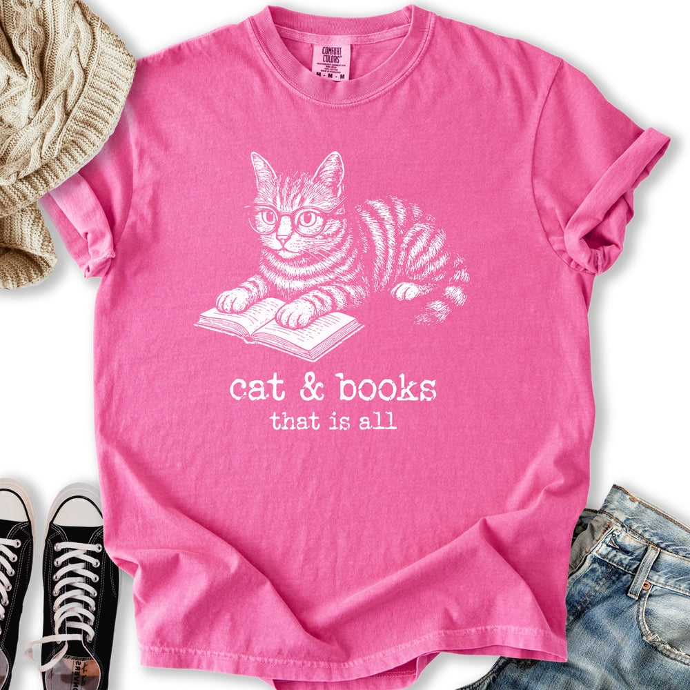 Cats And Books T-shirt