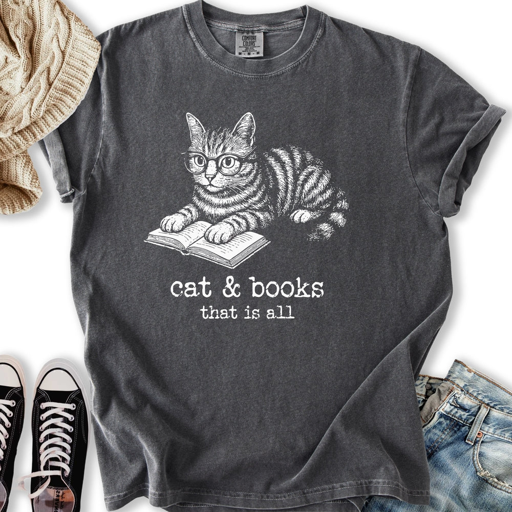 Cats And Books T-shirt