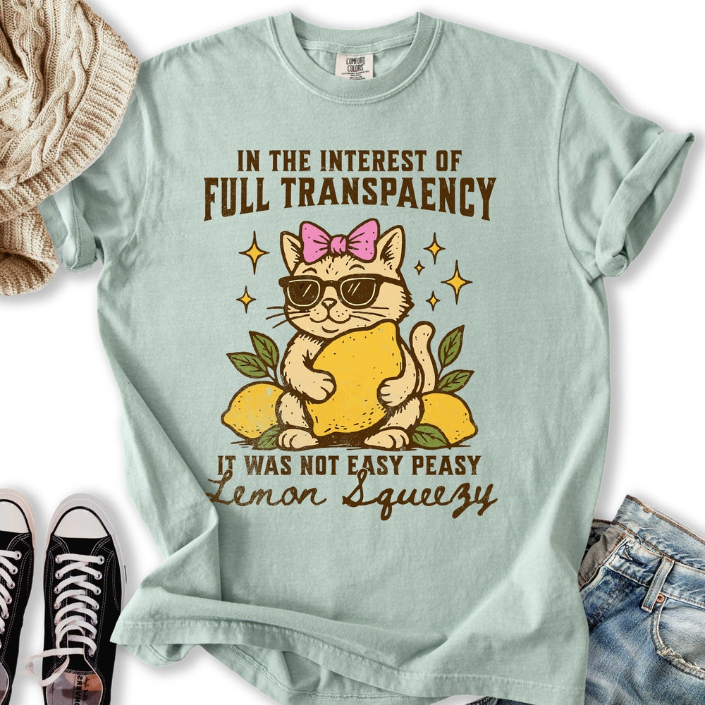 Lemon Squeezy Cat T-shirt