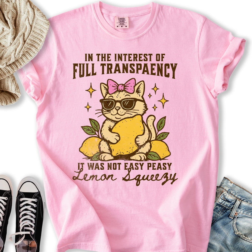 Lemon Squeezy Cat T-shirt