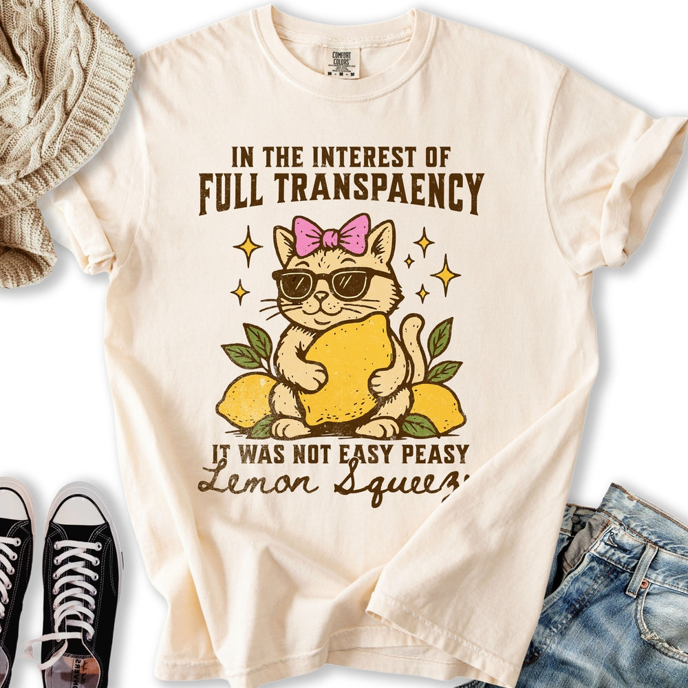 Lemon Squeezy Cat T-shirt