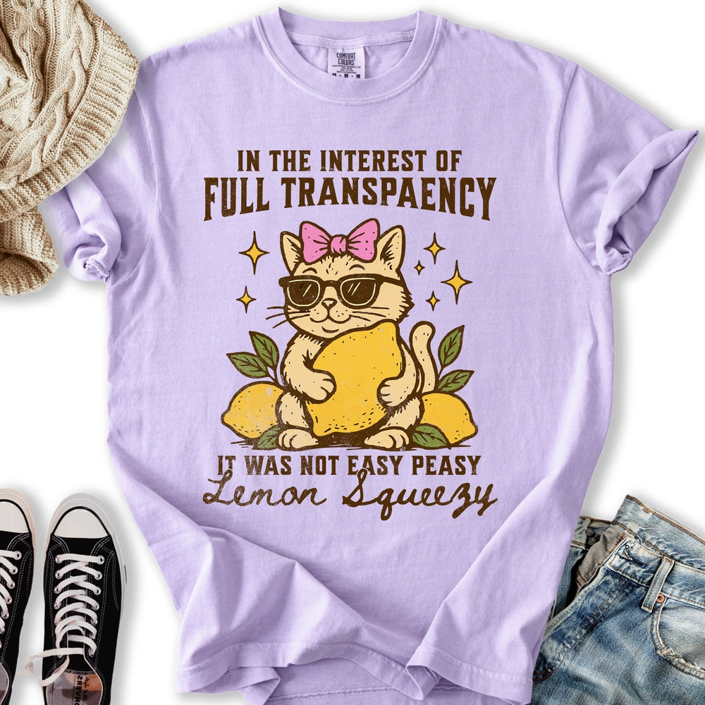 Lemon Squeezy Cat T-shirt