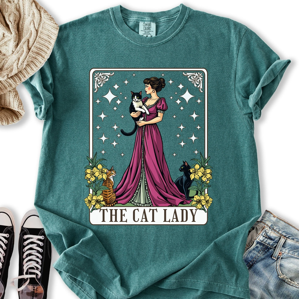 The Cat Lady Tarot T-shirt