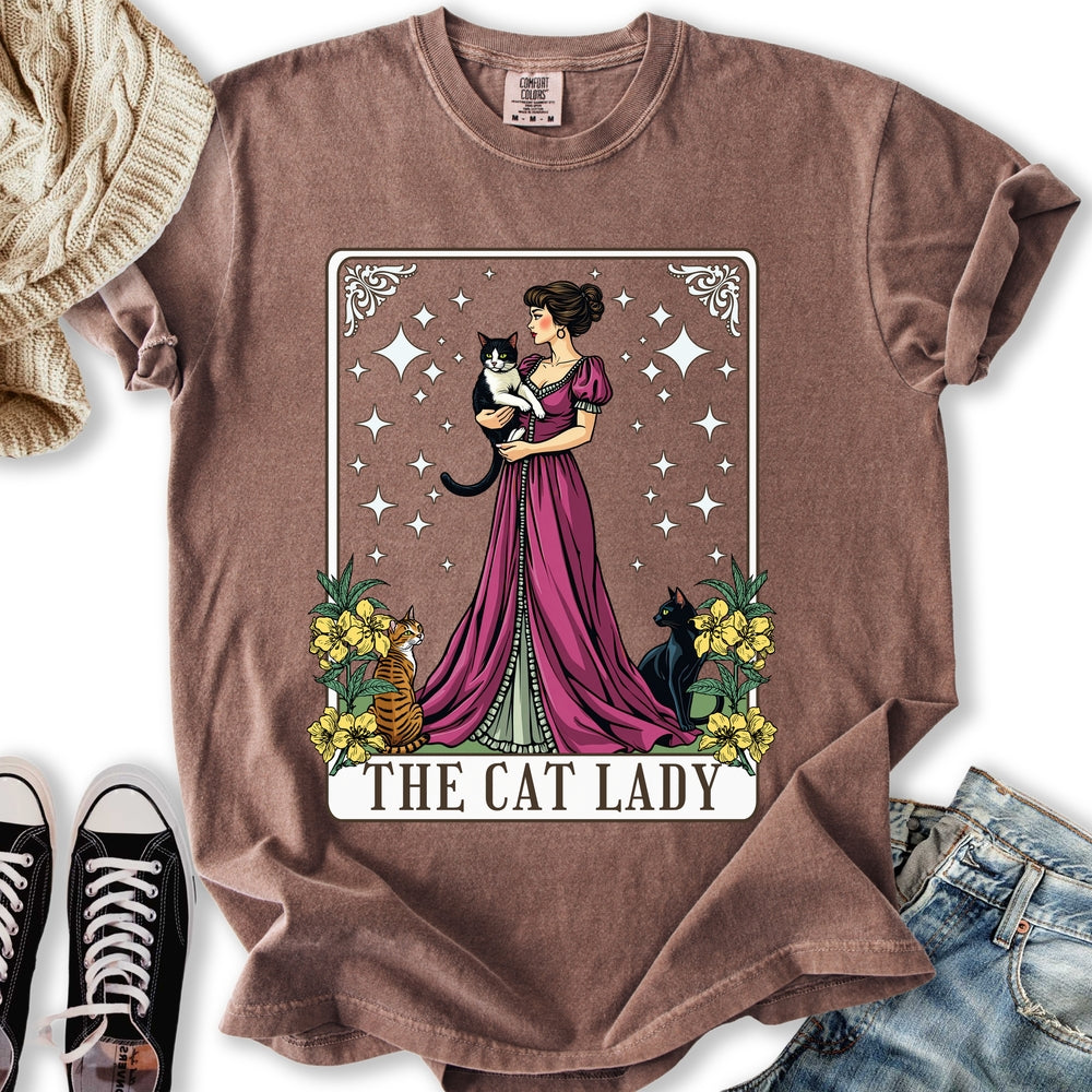 The Cat Lady Tarot T-shirt