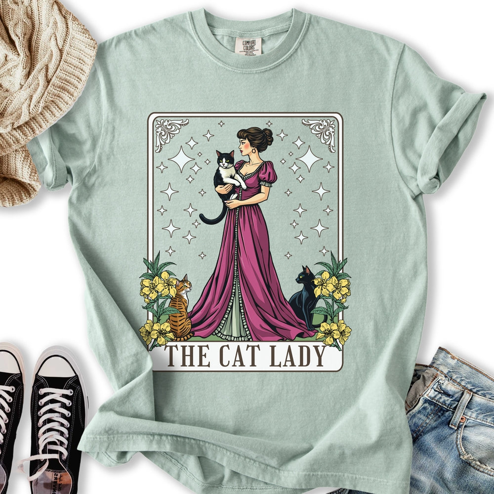 The Cat Lady Tarot T-shirt