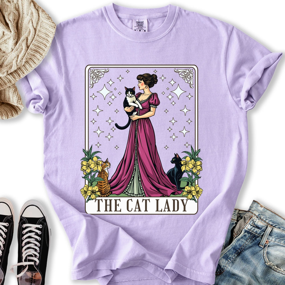 The Cat Lady Tarot T-shirt