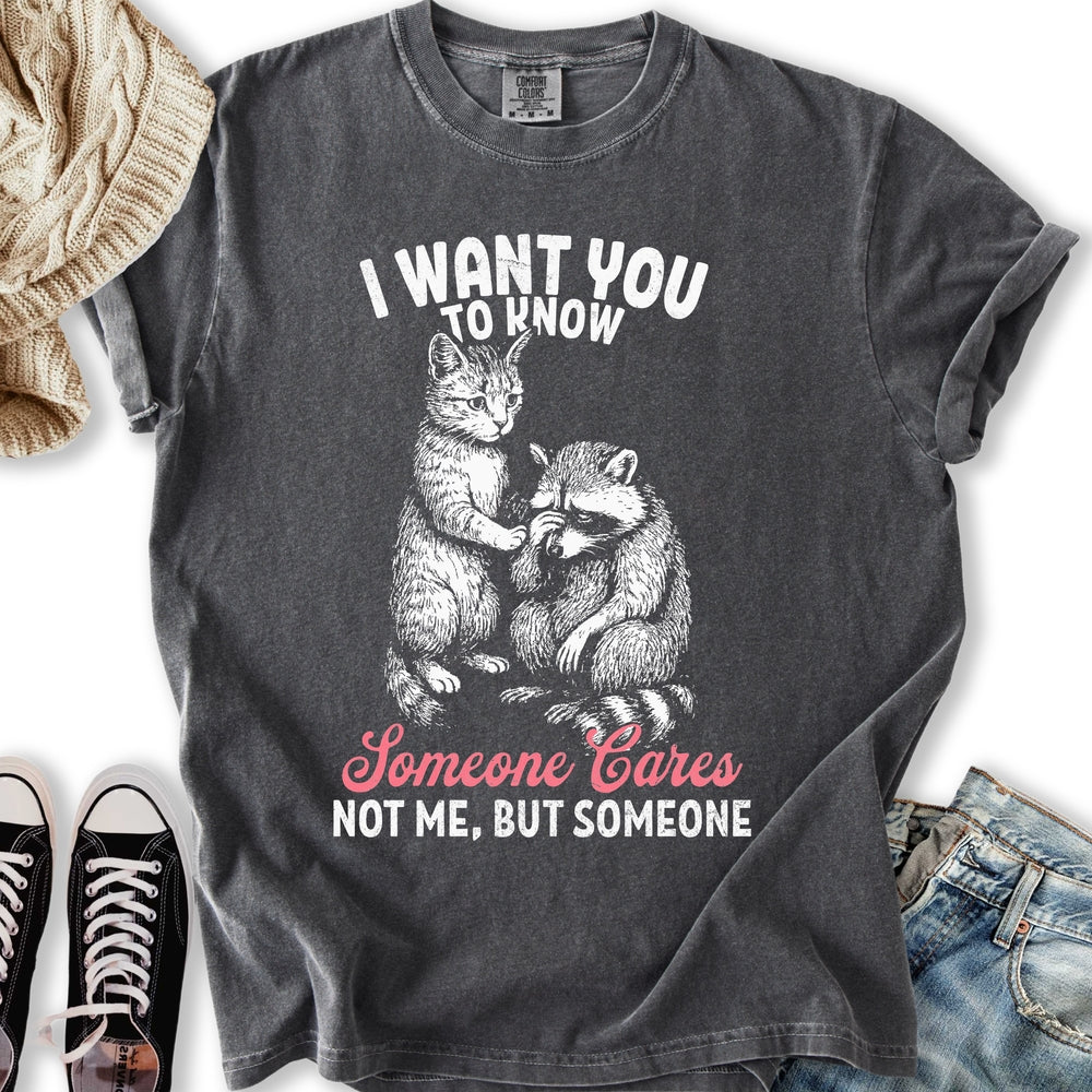 Someone Cares Cat T-shirt