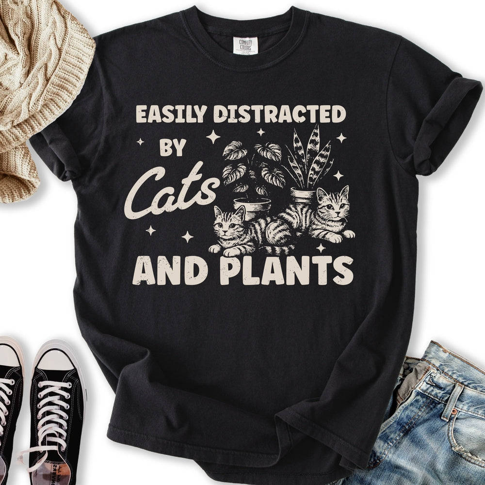 Cats and Plants T-shirt