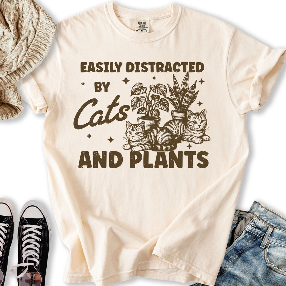 Cats and Plants T-shirt