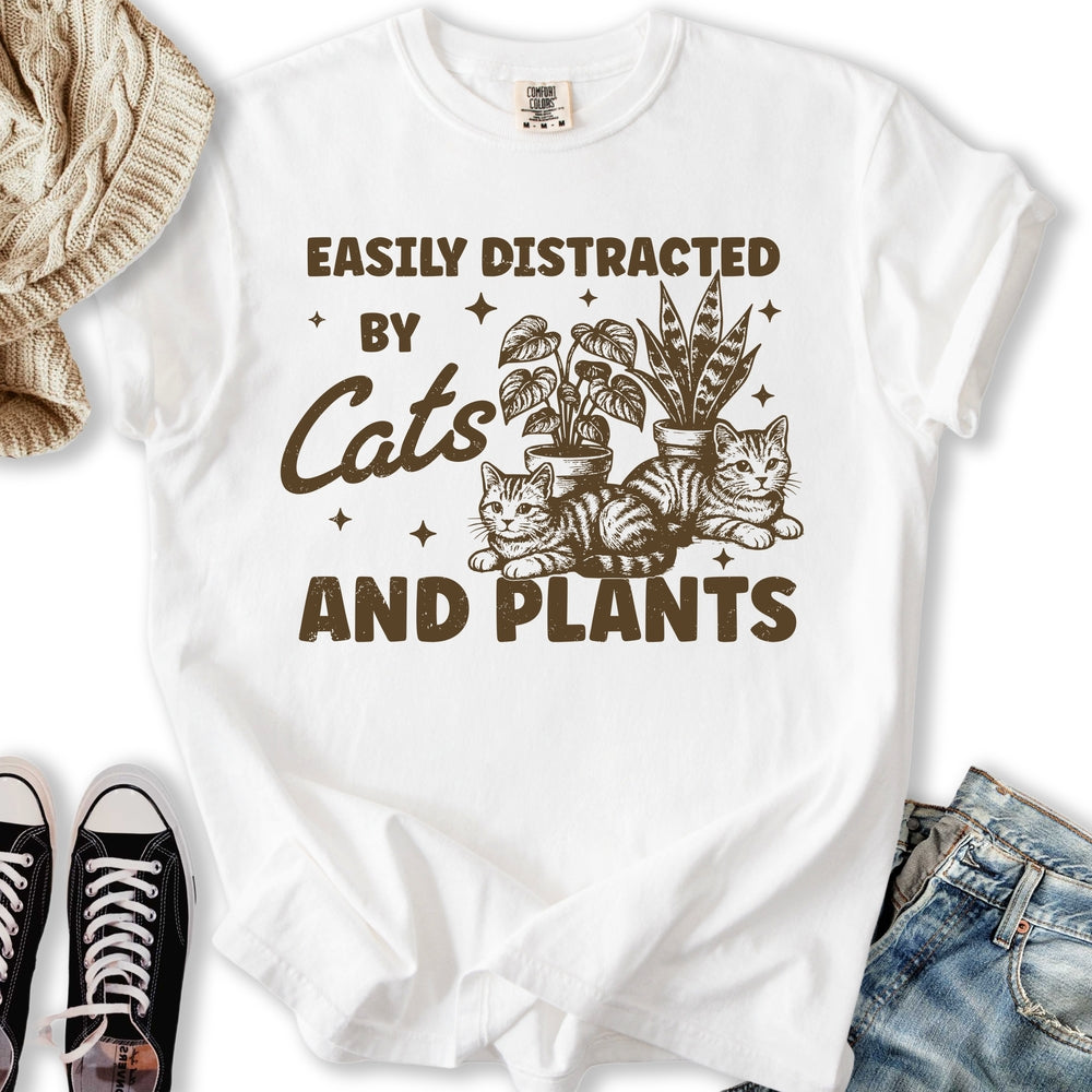 Cats and Plants T-shirt