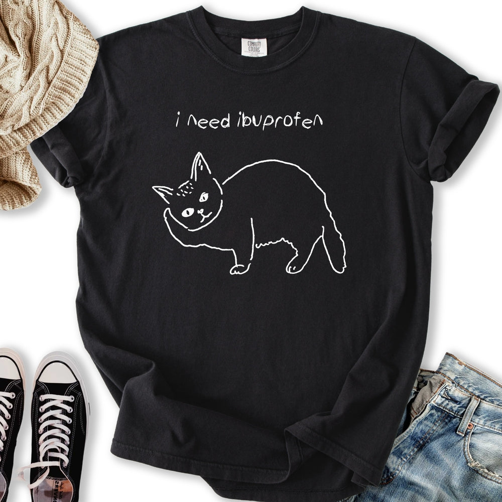 I Need Ibuprofen Cat T-shirt