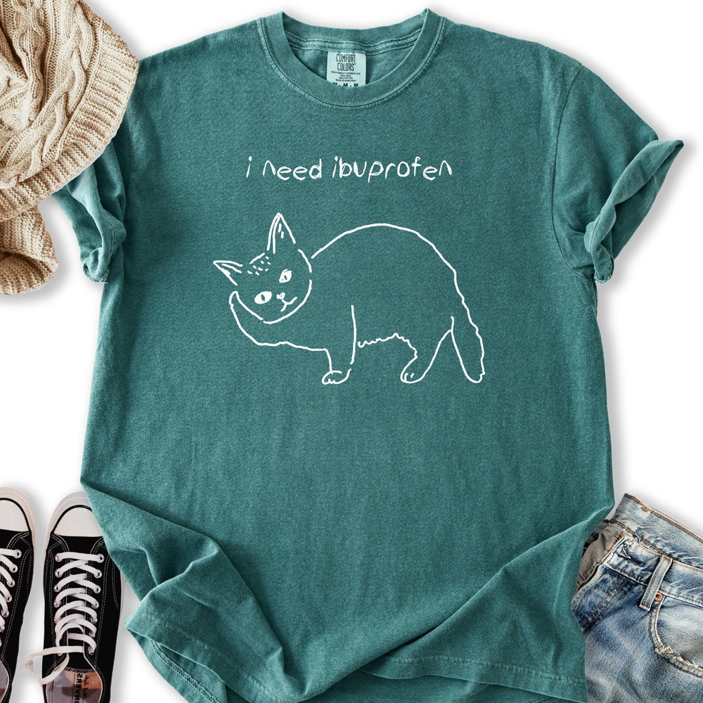 I Need Ibuprofen Cat T-shirt
