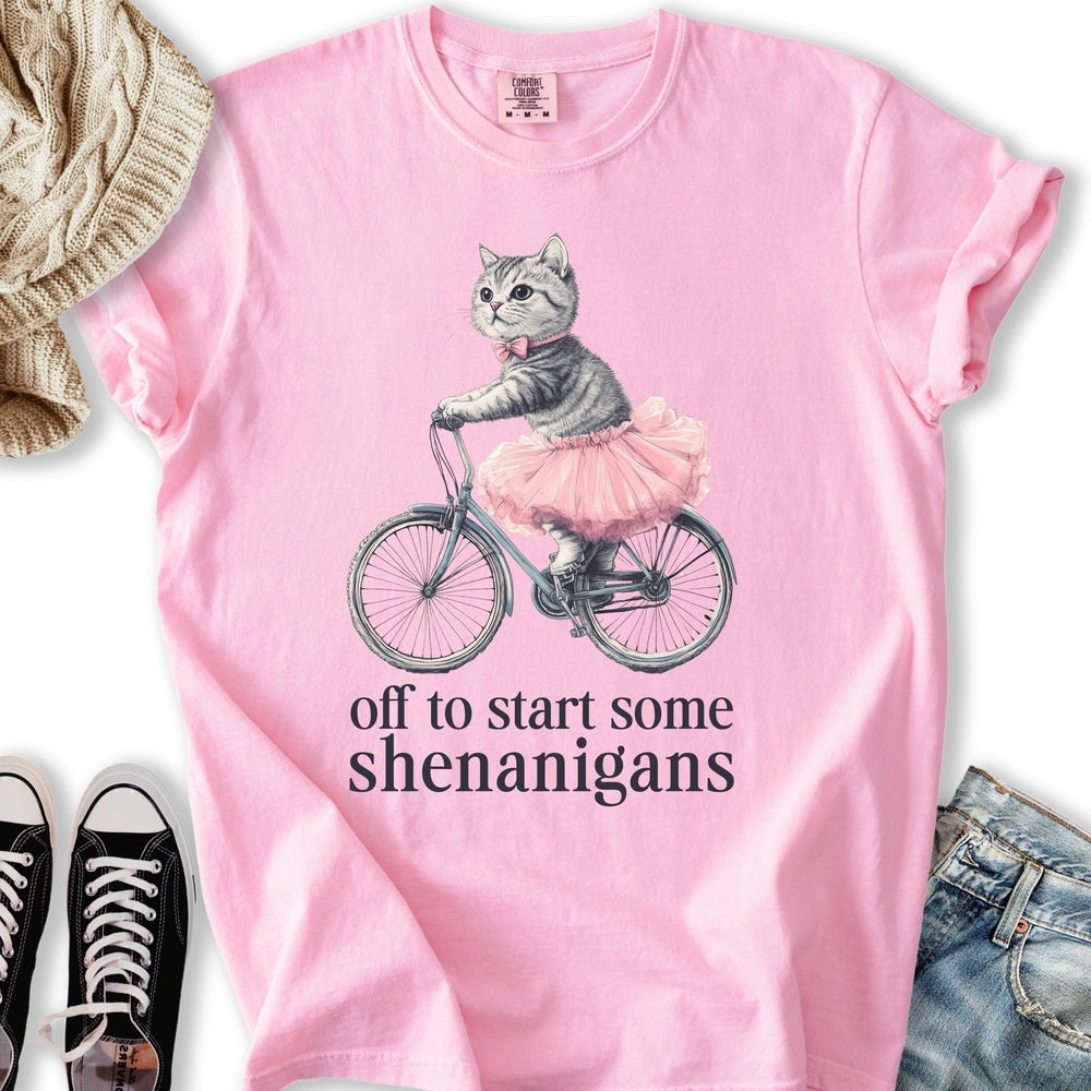 Shenanigans Cat T-shirt