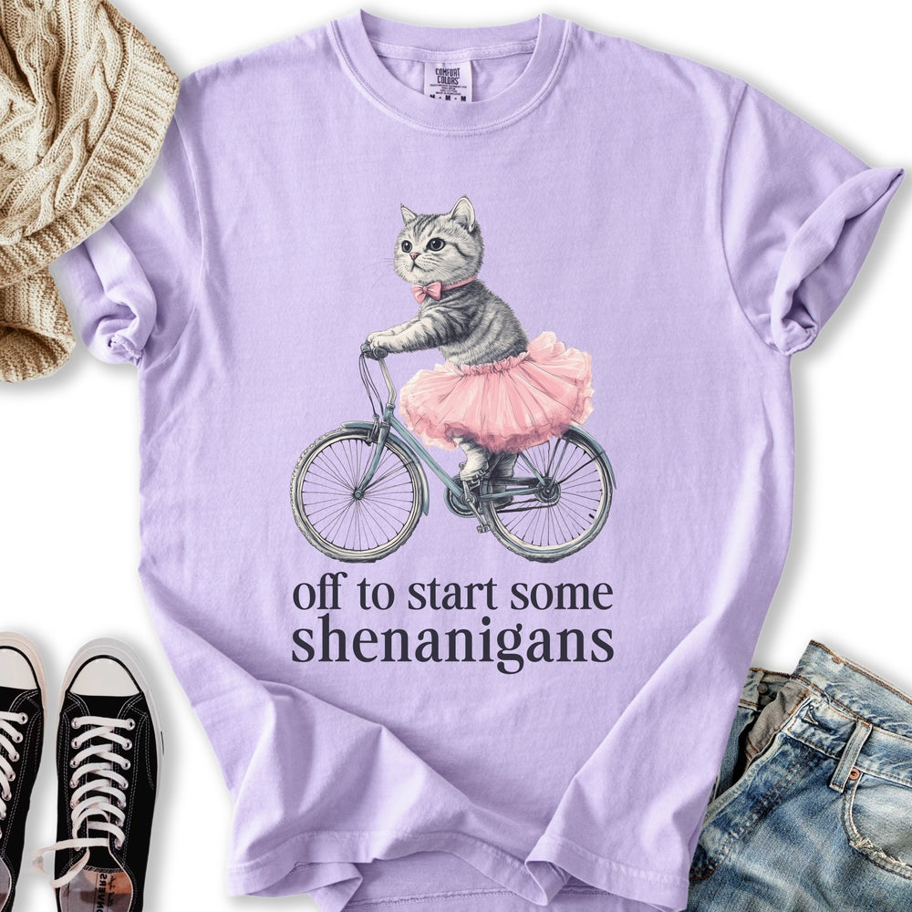 Shenanigans Cat T-shirt