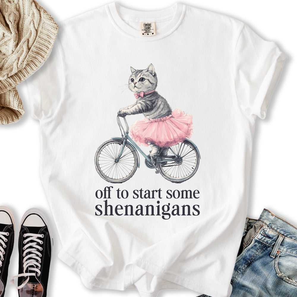 Shenanigans Cat T-shirt