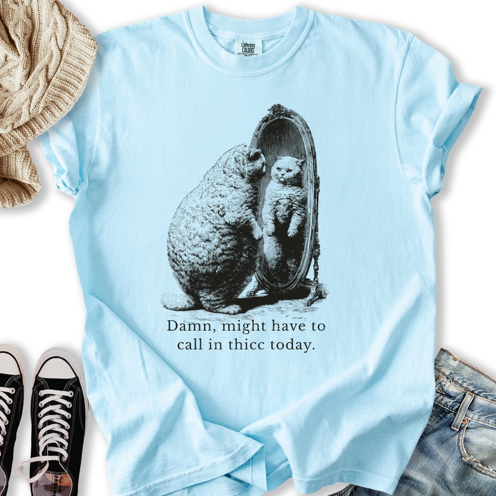 Call In Thicc Cat T-shirt