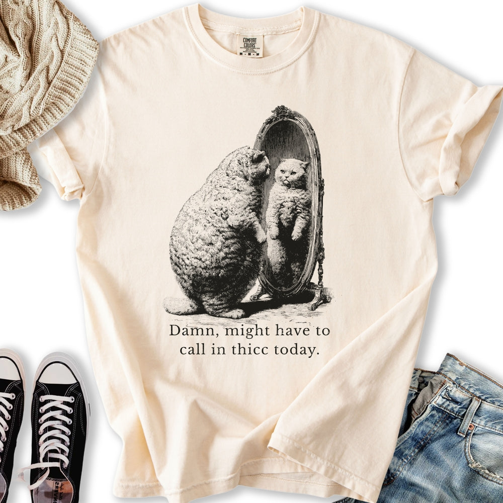 Call In Thicc Cat T-shirt