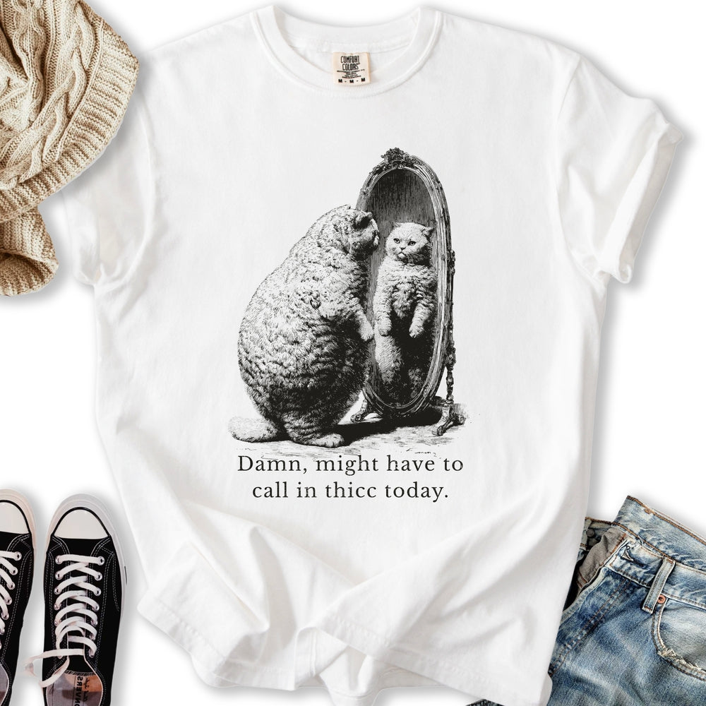 Call In Thicc Cat T-shirt