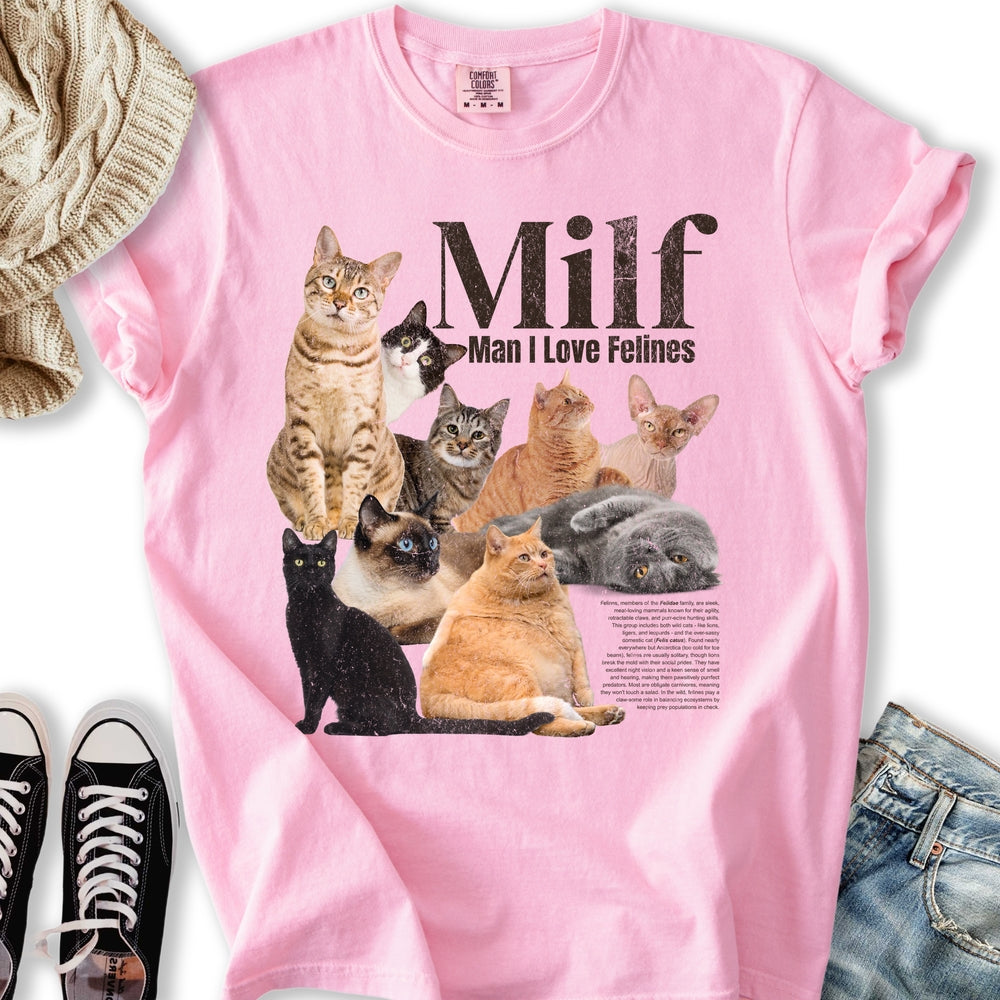 Vintage Cat Milf T-shirt