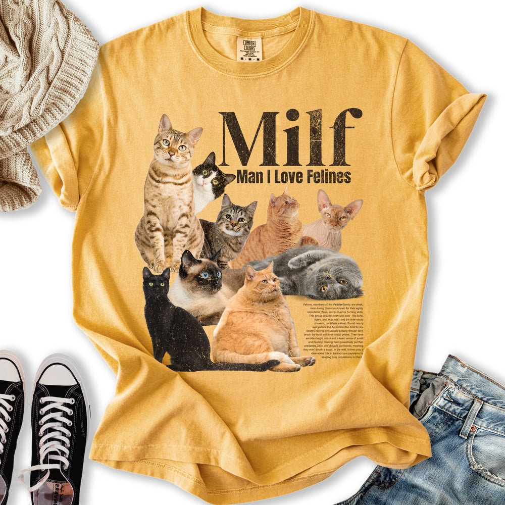 Vintage Cat Milf T-shirt