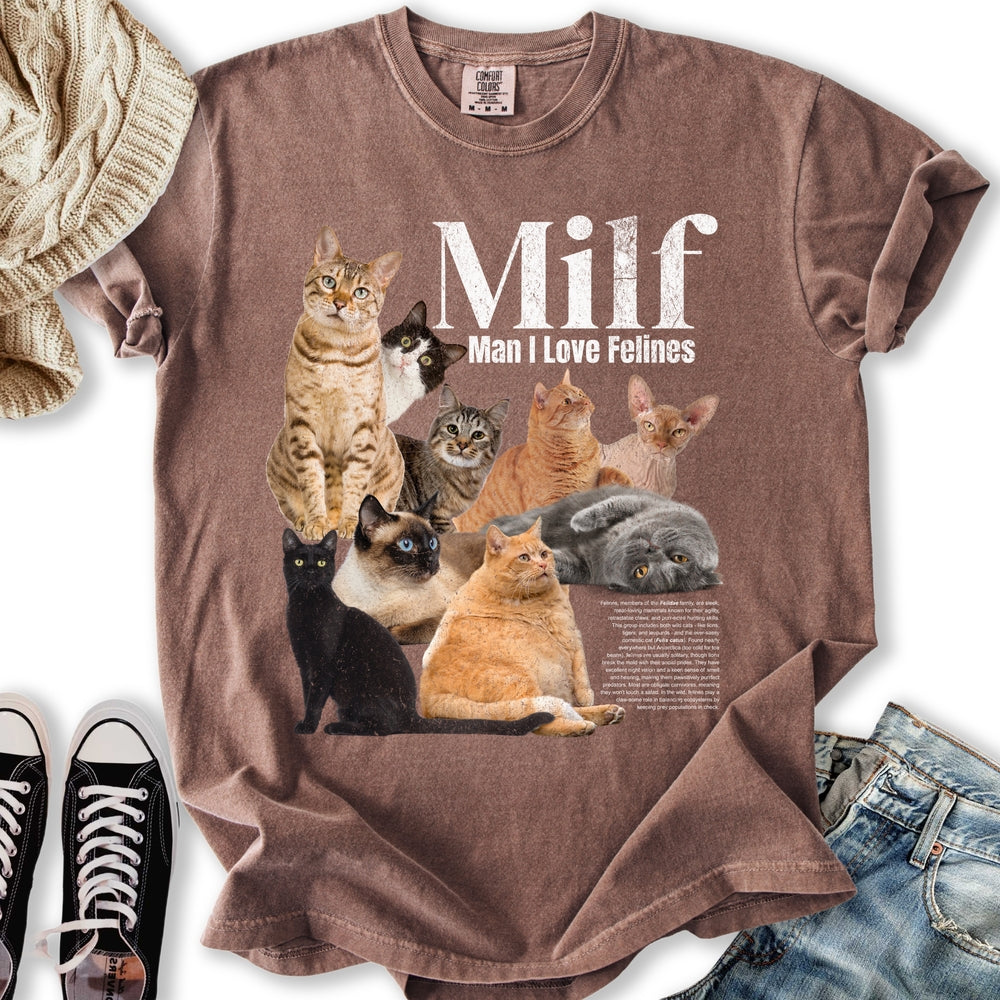 Vintage Cat Milf T-shirt