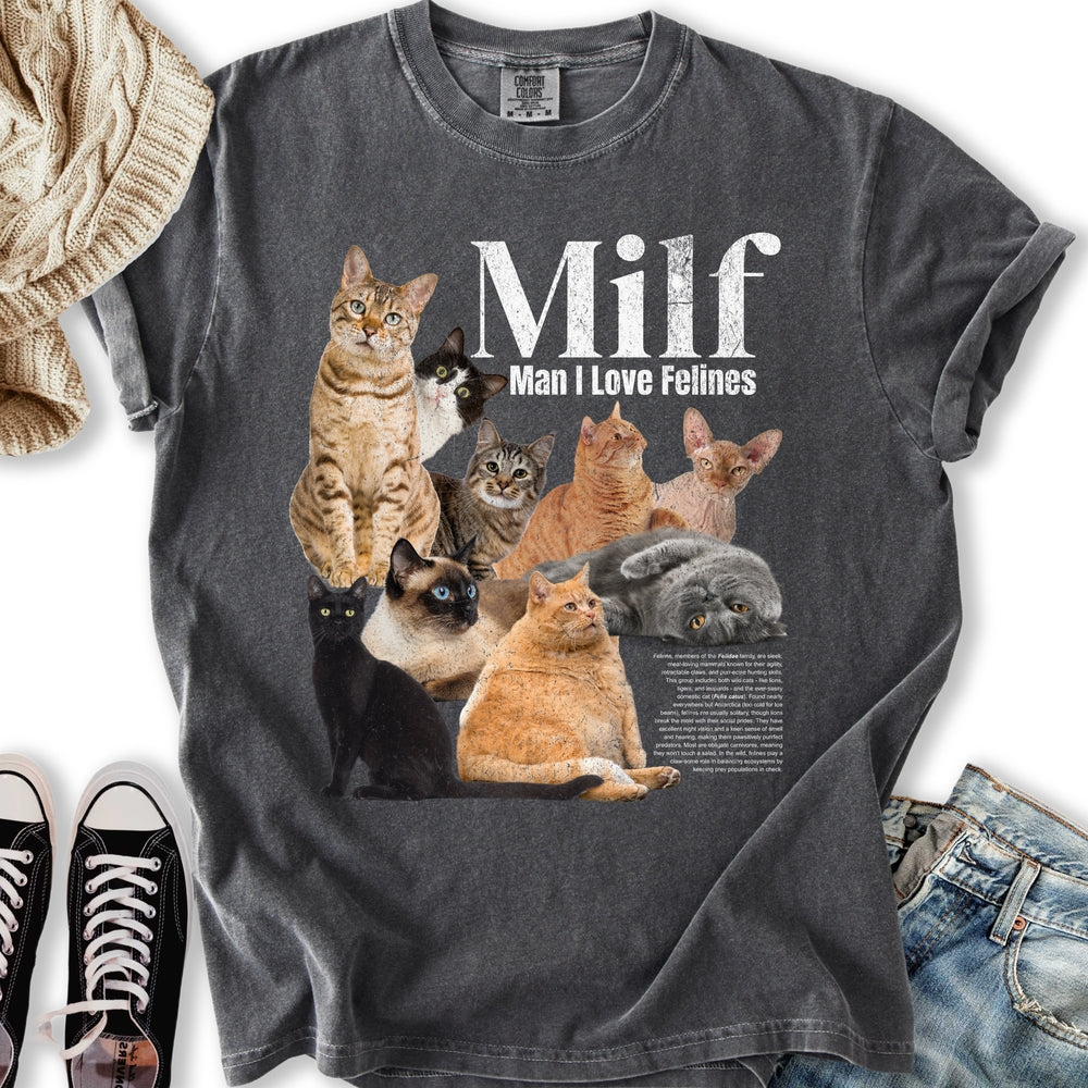 Vintage Cat Milf T-shirt