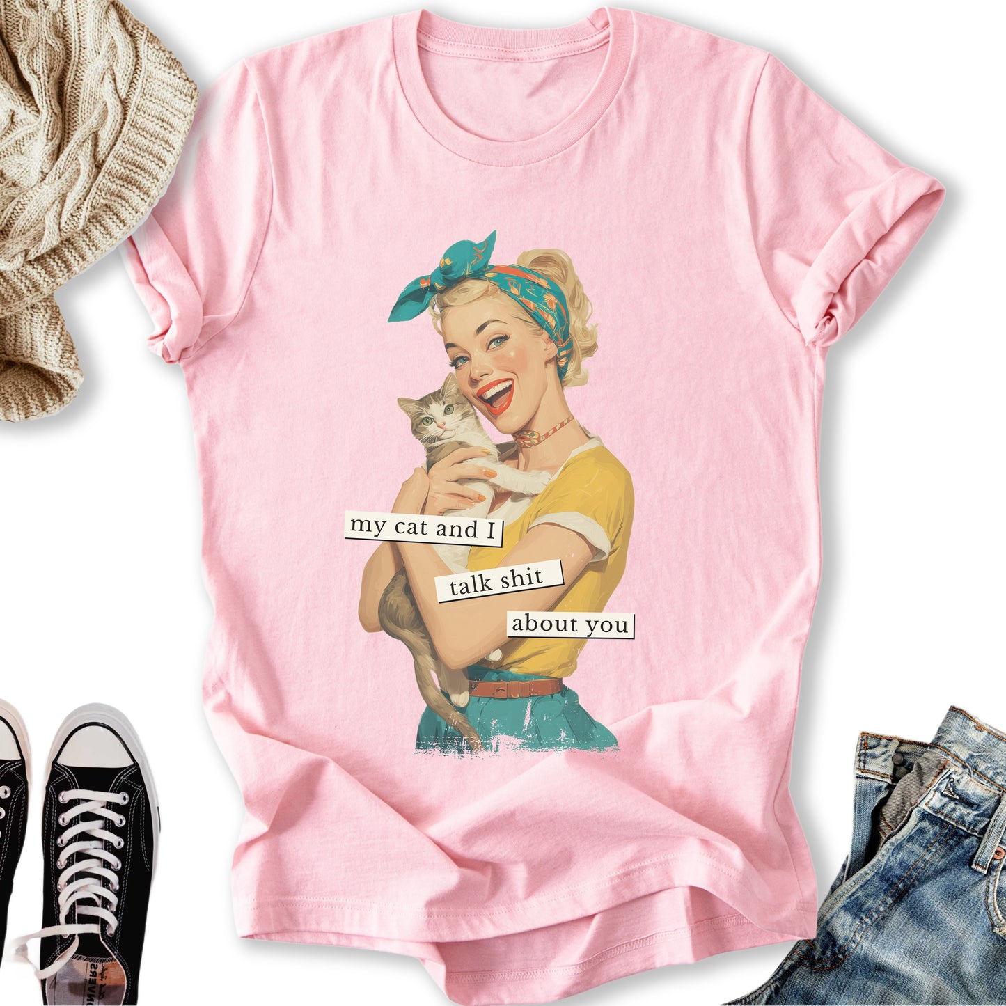 My Cat and I Talk Shit T-Shirt