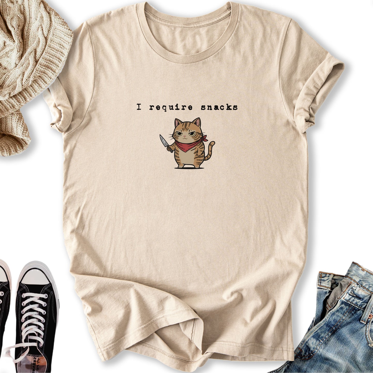 I Require Snacks T-Shirt