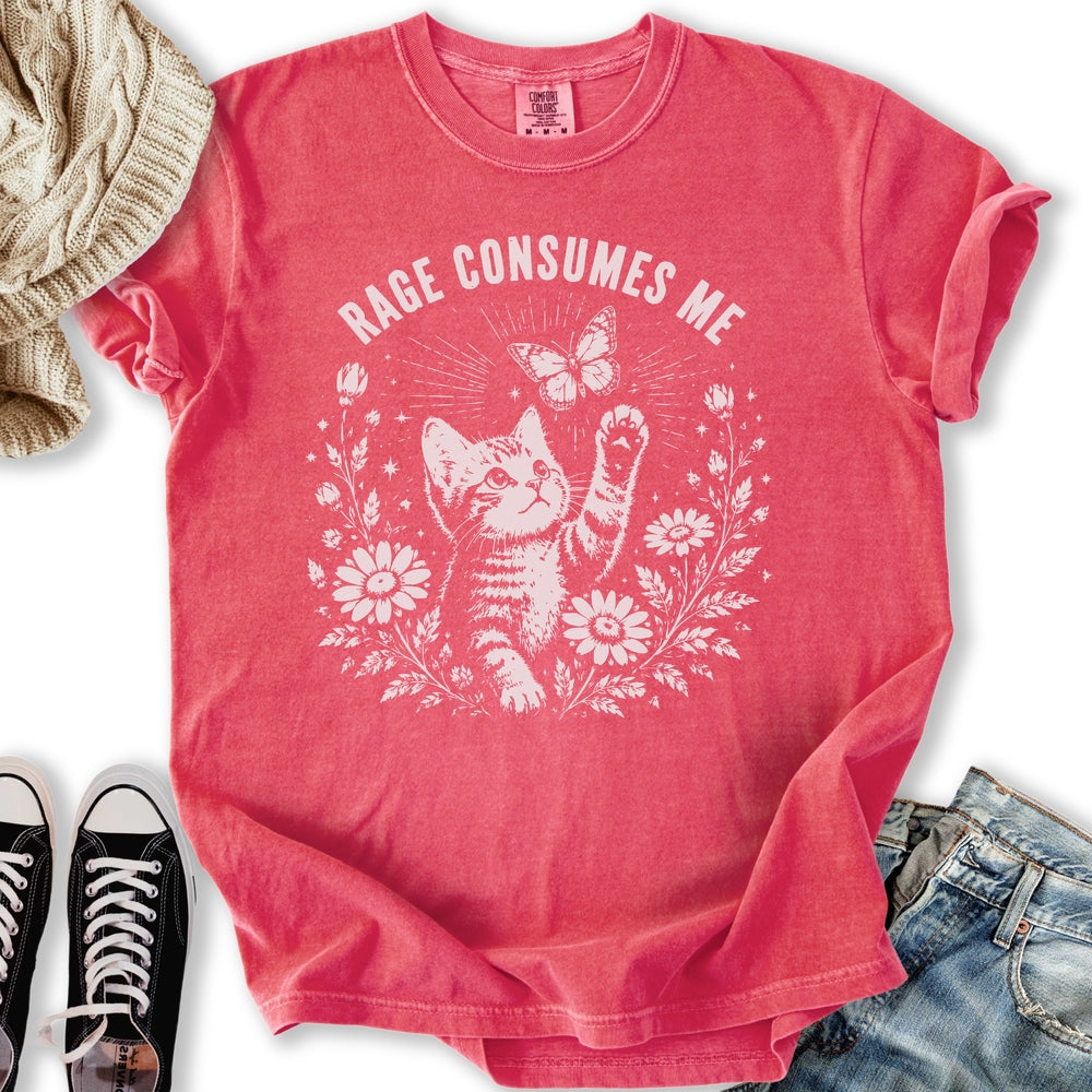 Rage Consumes Me Kitten T-Shirt