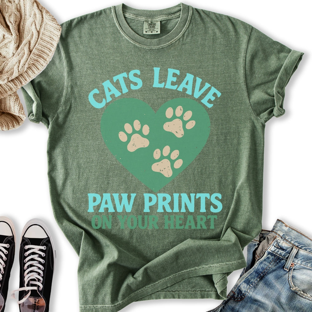 Pawprints On Your Heart T-shirt