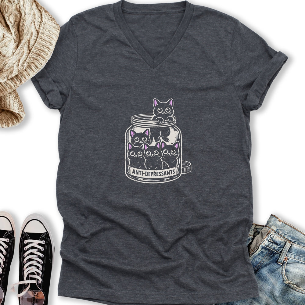 Antidepressants V-Neck Tee