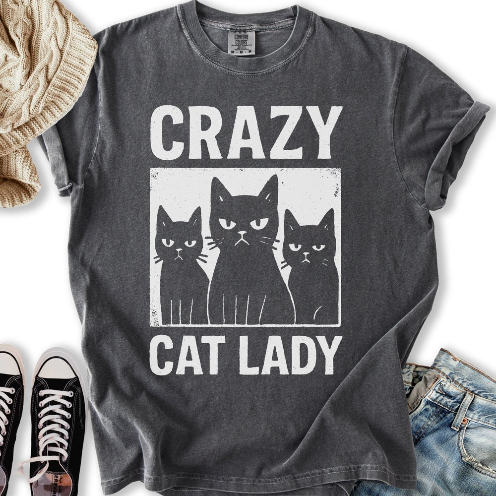 Crazy Cat Lady Grunge T-Shirt