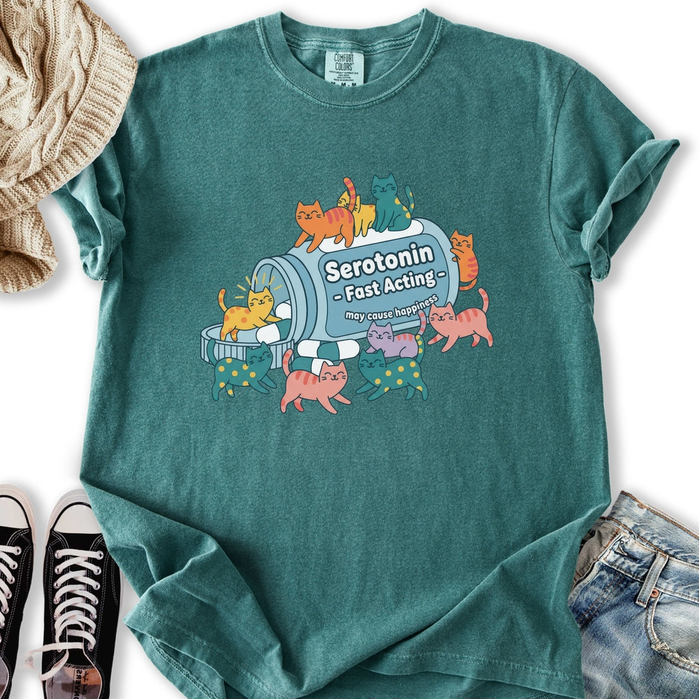 Serotonin Cat T-Shirt