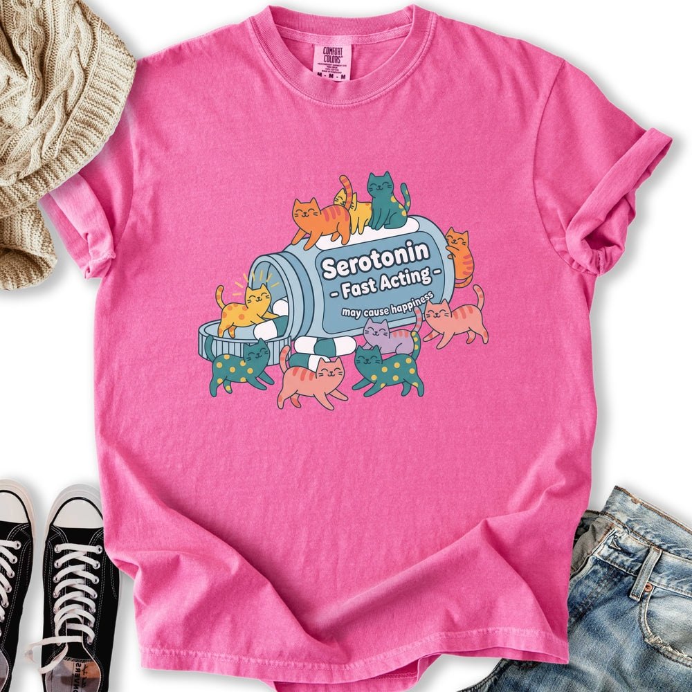 Serotonin Cat T-Shirt