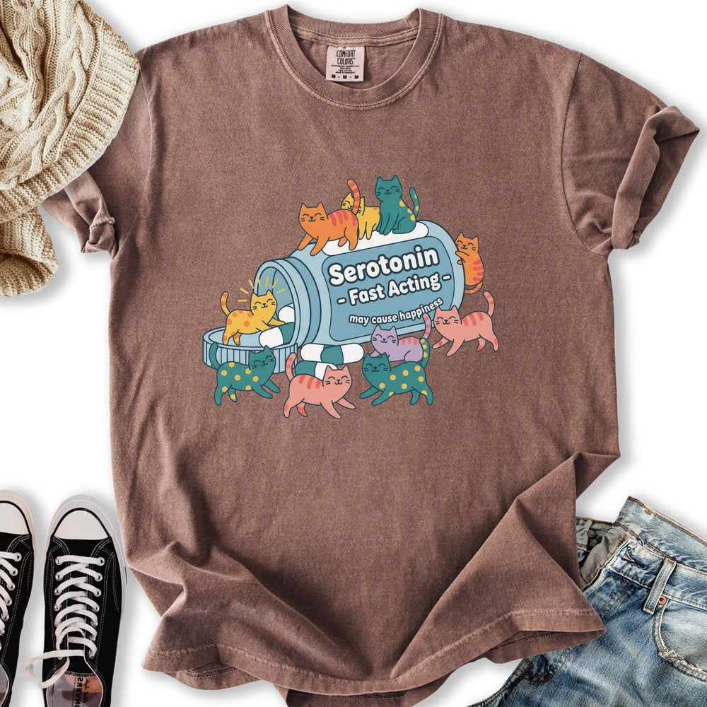 Serotonin Cat T-Shirt