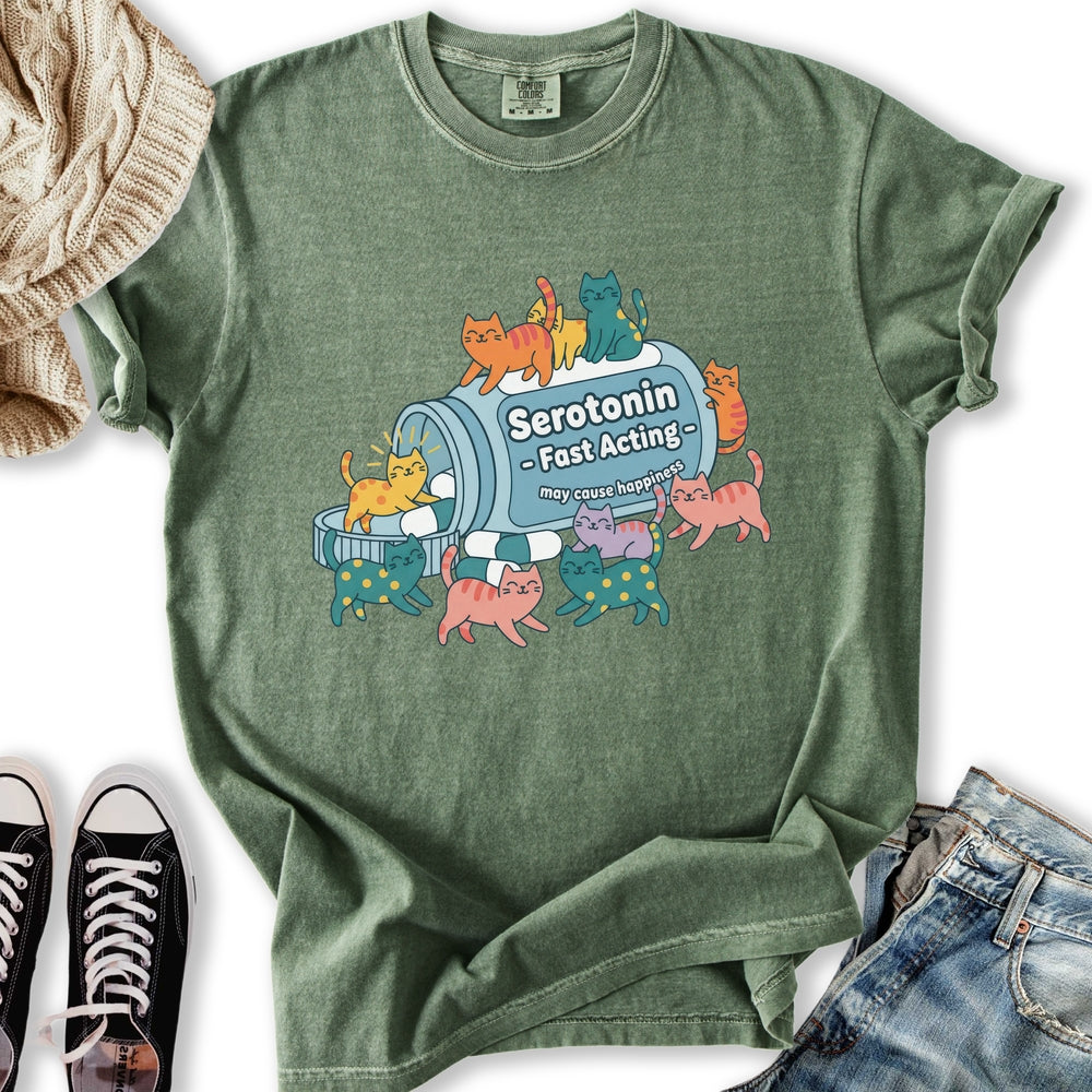 Serotonin Cat T-Shirt